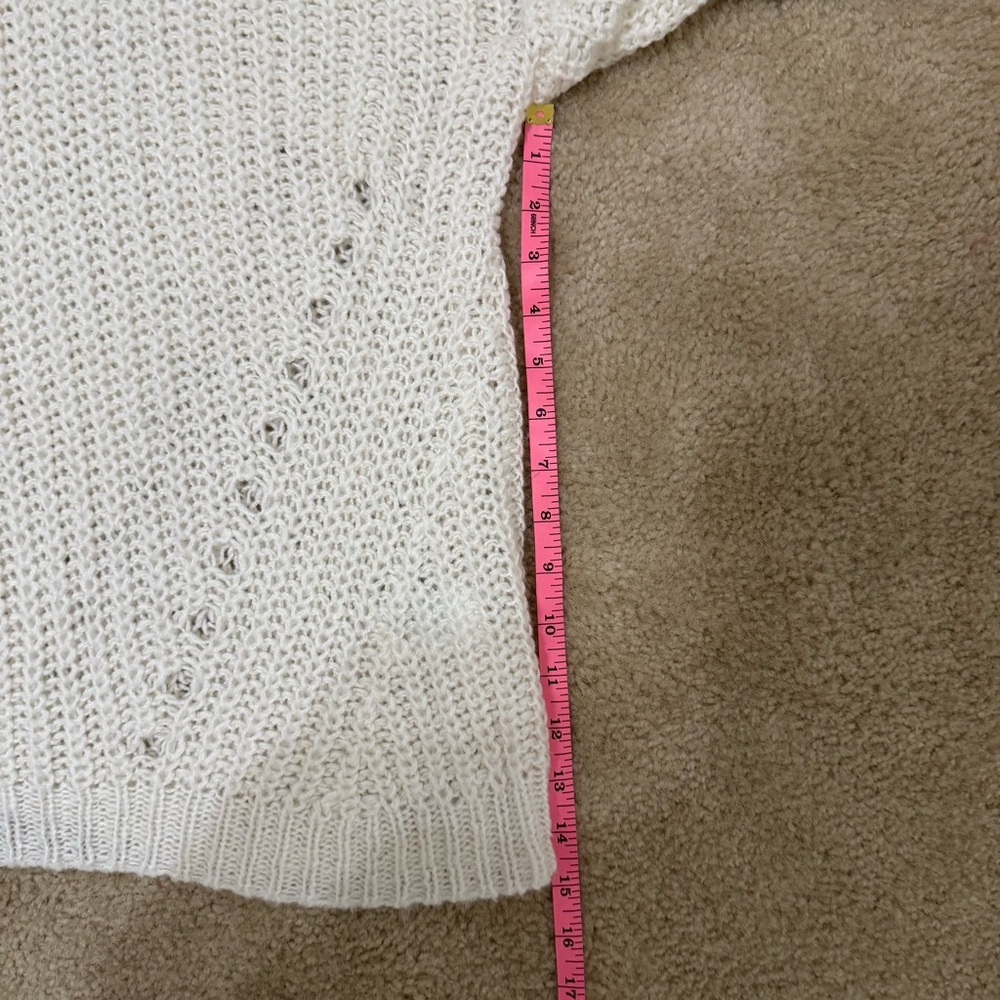 American Eagle Outfitters Cream Knit Sweater - Picture 8 of 9